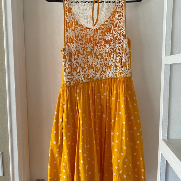 Anthropologie Moulinette Soeurs Melora polka dot Dress size 2 - Picture 12 of 12